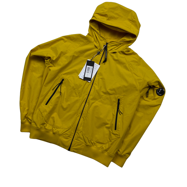 CP Company Yellow Hooded Pro Tek Jacket - XL