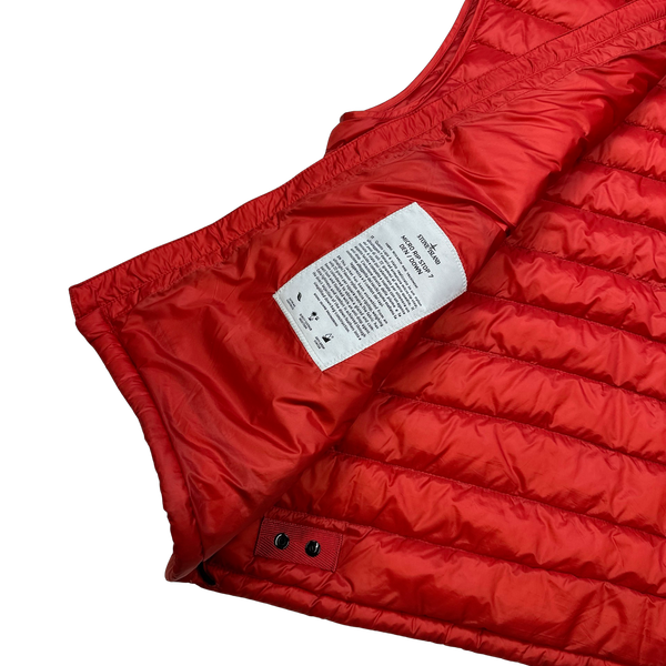 Stone Island 2013 Red Micro Yarn Down Packable Gilet - XXL