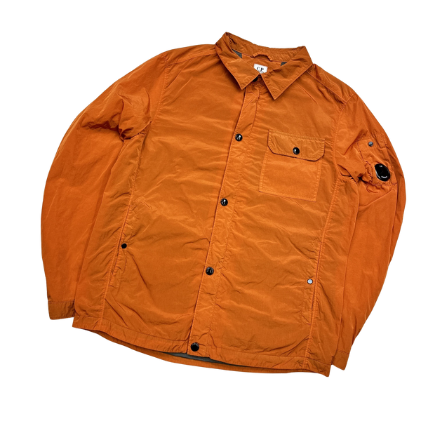 CP Company Orange Chrome Nylon Overshirt - XL