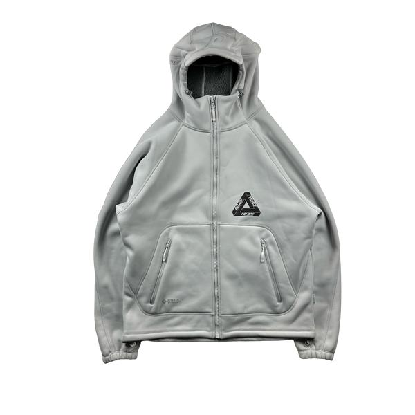 Palace Grey Goretex Infinium Thermal Fleece Cap Jacket - Large