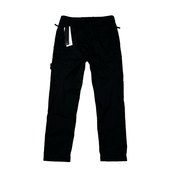 Stone Island X Dover Street Market 2023 Black Printed RE-T Cargo Trousers - 32"