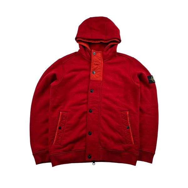 Stone island red sweater store