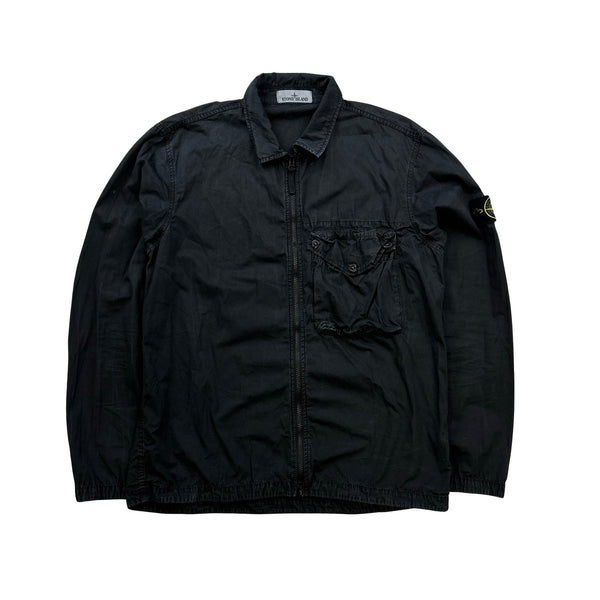 Stone island overshirt black shop