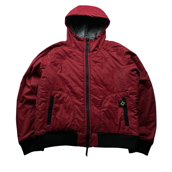 Ma Strum Red Quilted Padded Zipped Jacket 4XL