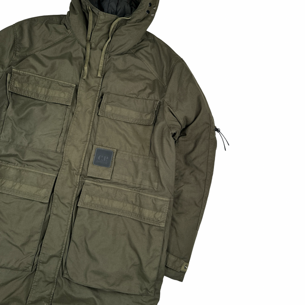 CP Company Khaki Taylon P Metropolis Jacket - Large