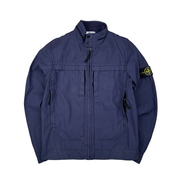 Stone Island 2014 Indigo 3D Cotton Tela Jacket - Medium