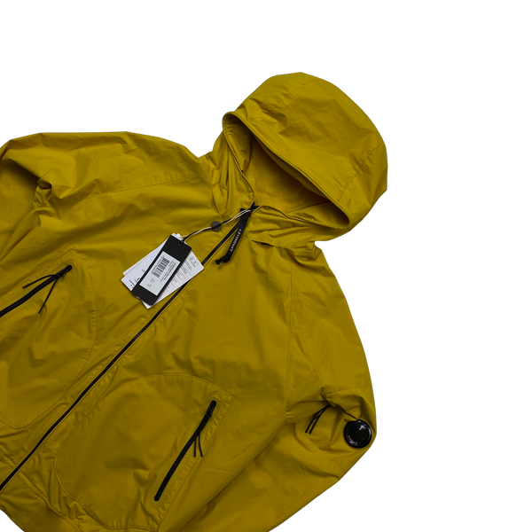 CP Company Yellow Hooded Pro Tek Jacket - XL