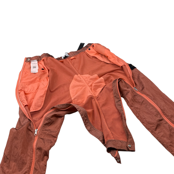 Stone Island 2022 Nylon Metal Rust Zipped Flight Cargo Trousers - 30"