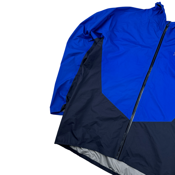 Arcteryx Blue Colour Block Gore Tex Waterproof Shell Jacket - XL