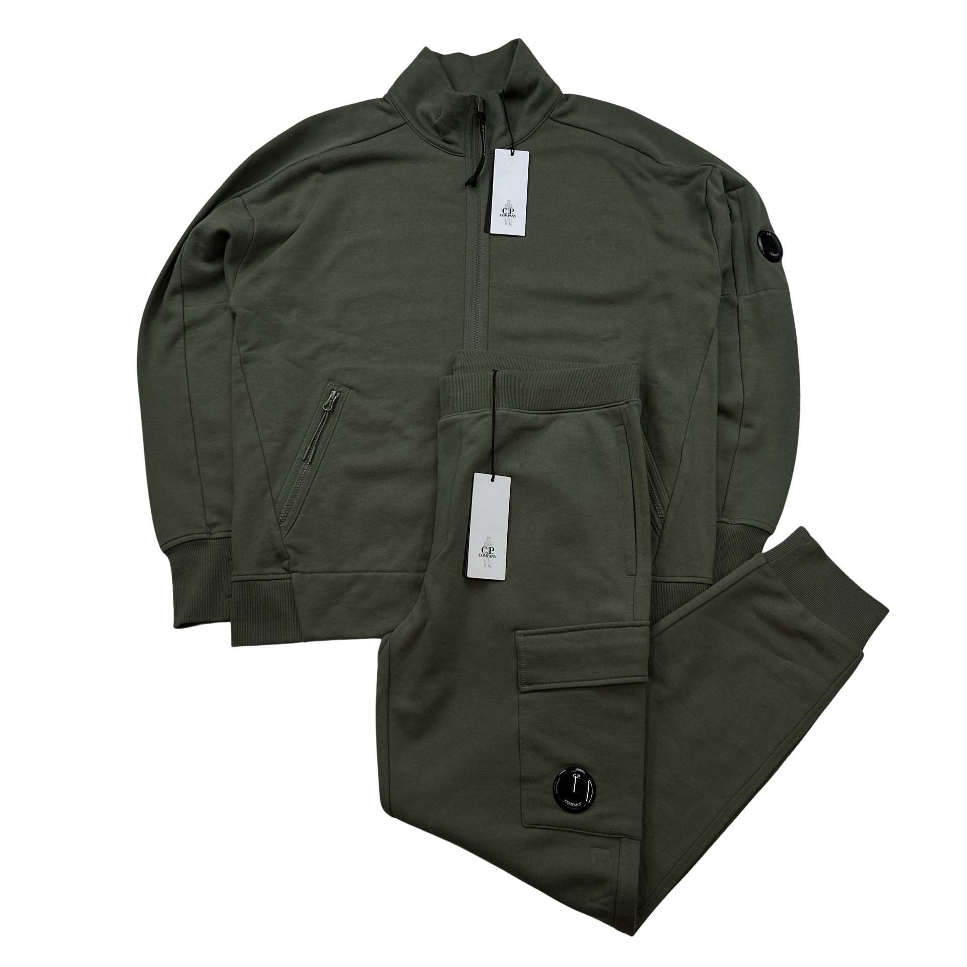 CP Company Khaki Tracksuit Set - XL – Mat's Island