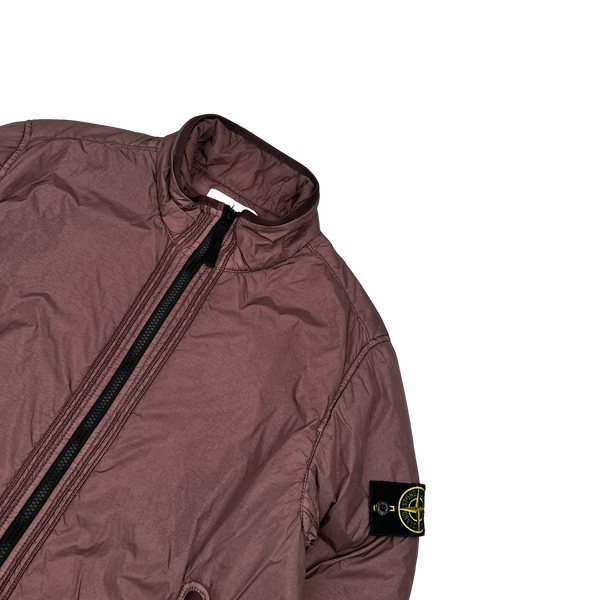 Stone Island 2018 Rose Garment Dyed Crinkle Reps Jacket - Small