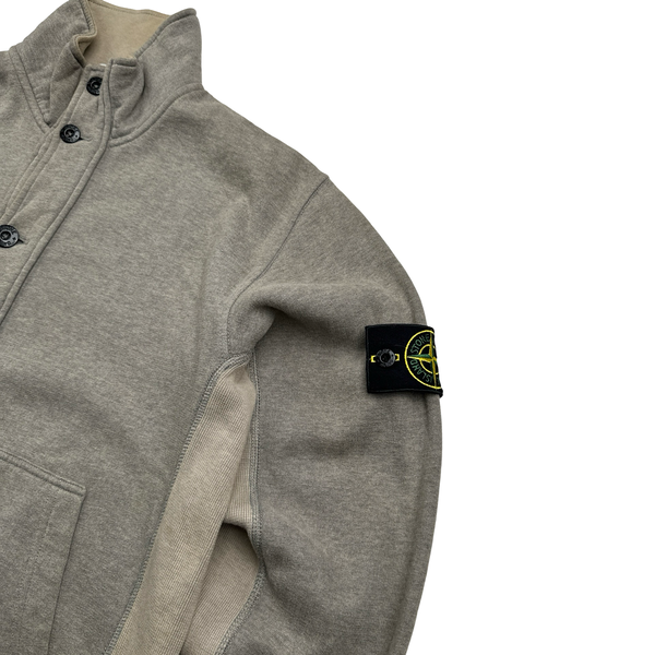 Stone Island Grey Buttoned Cotton 2011 Jumper - XL