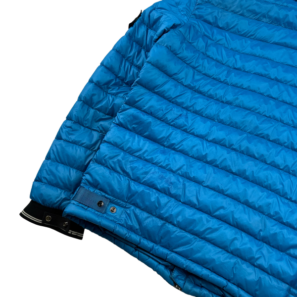 Stone Island 2013 Blue Micro Ripstop Down Jacket - Small