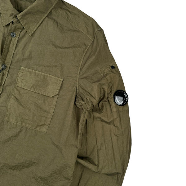 CP Company Khaki Taylon L Overshirt - Large