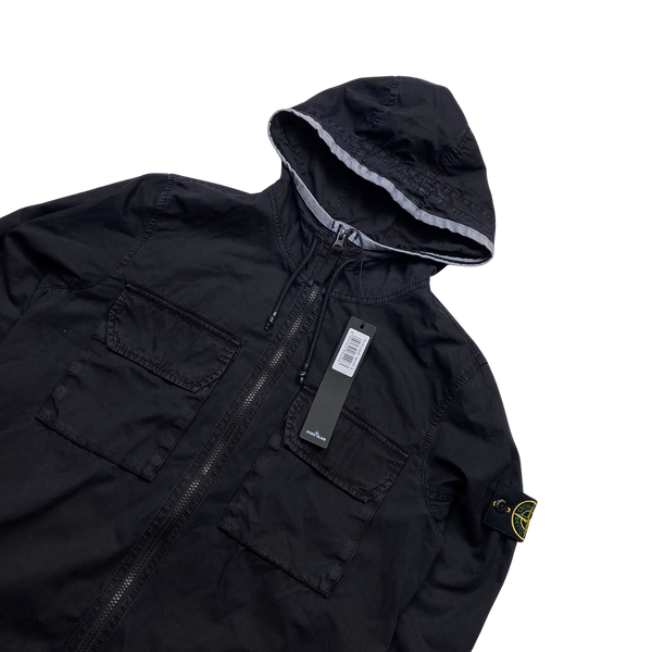 Stone Island 2022 Supima Cotton Hooded Overshirt - Small