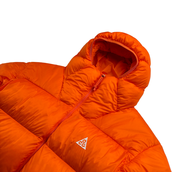 Nike Orange ACG Primaloft Lunar Padded Jacket - Small