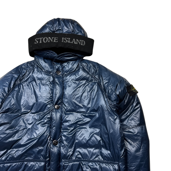 Stone Island Pertex Quantum Y Down Long Puffer - Large