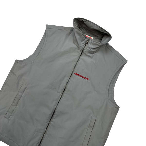 Prada Light Blue Goretex Vest - XL