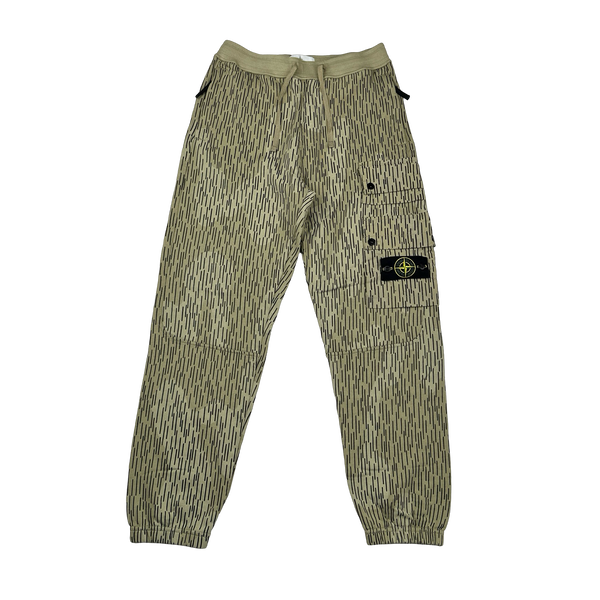 Stone Island 2021 Rain Camo Cargo Joggers - Small