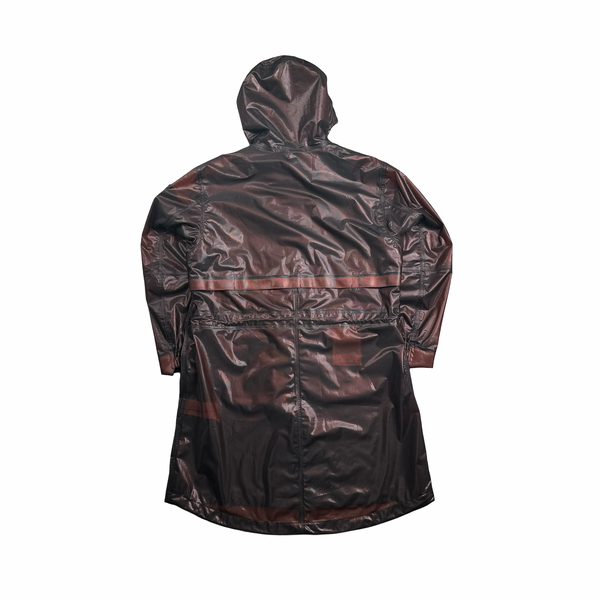 Stone Island 2024 Rust Metallic Run Proof Nylon Hooded Jacket - Large