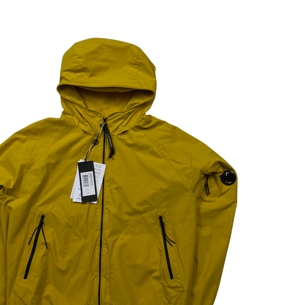 CP Company Yellow Hooded Pro Tek Jacket - XL