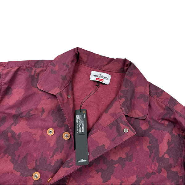 Supreme X Stone Island Reactive Ice Camo Ripstop Jacket - Large