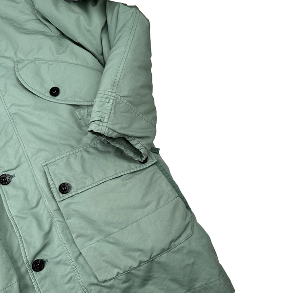 Stone Island 2022 Mint Green David TC Down Jacket - Small - XXL