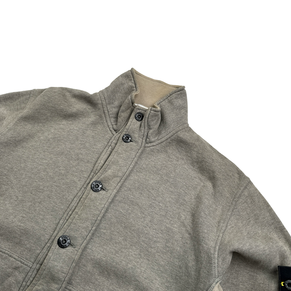 Stone Island Grey Buttoned Cotton 2011 Jumper - XL