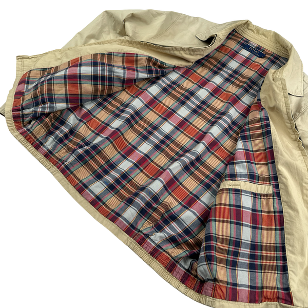 Ralph Lauren Beige Harrington Jacket - Large