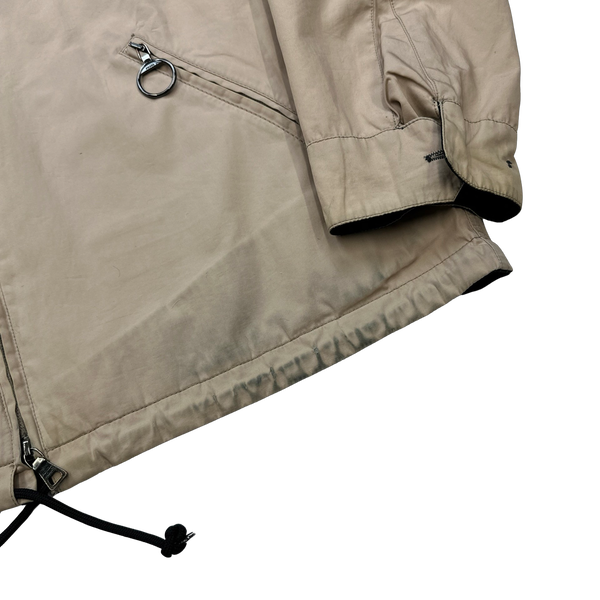 Prada Black/Camel Reversible Gore-Tex Parka Jacket - Large