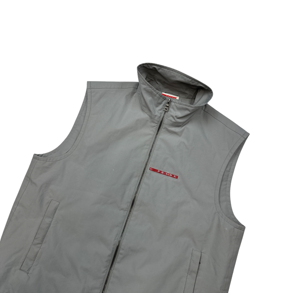 Prada Light Blue Goretex Vest - XL