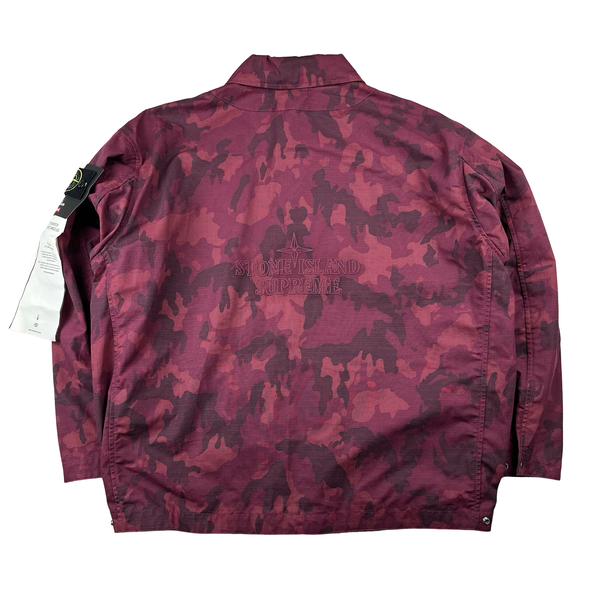 Supreme X Stone Island Reactive Ice Camo Ripstop Jacket - Large