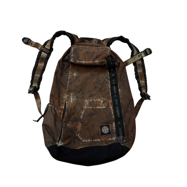 Stone island camo backpack online