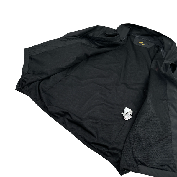 Ralph Lauren Black Camo Sleeve Bomber Track Jacket - XL