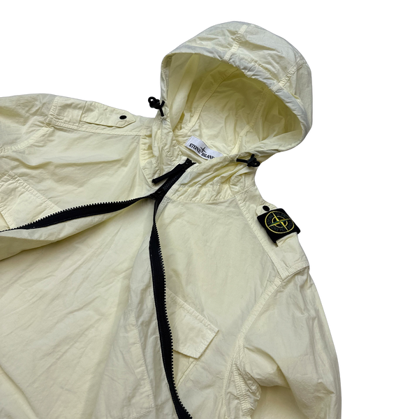 Stone Island Yellow Naslan Light Shoulder Badge Overshirt - Large