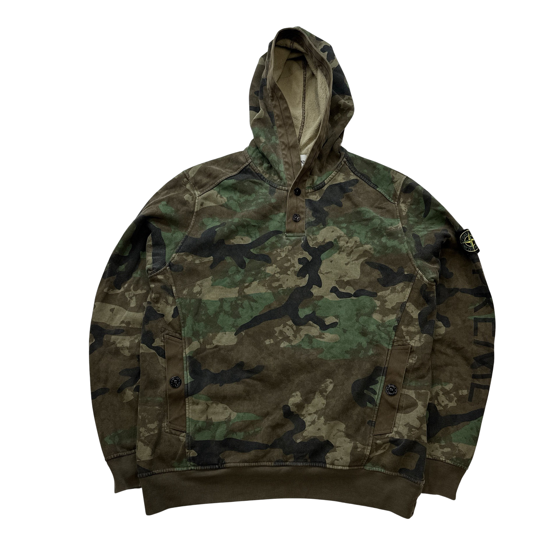 Stone island camouflage top hoodie