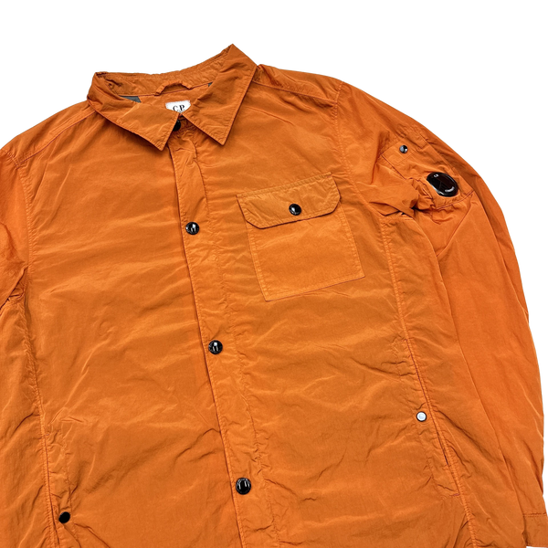 CP Company Orange Chrome Nylon Overshirt - XL