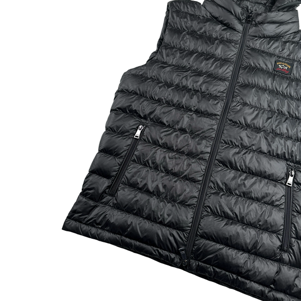 Paul & Shark Black Down Filled Gilet Jacket - Small