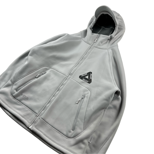 Palace Grey Goretex Infinium Thermal Fleece Cap Jacket - Large