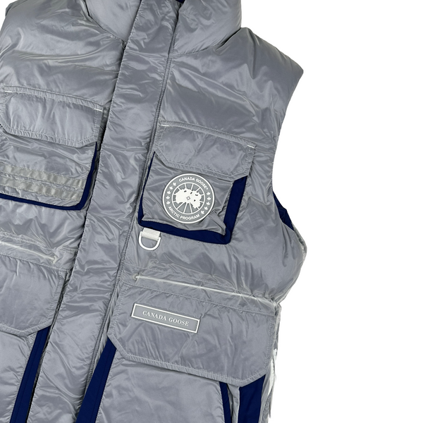 Canada Goose X-Ray Blue Down Filled Gilet Jacket - Small