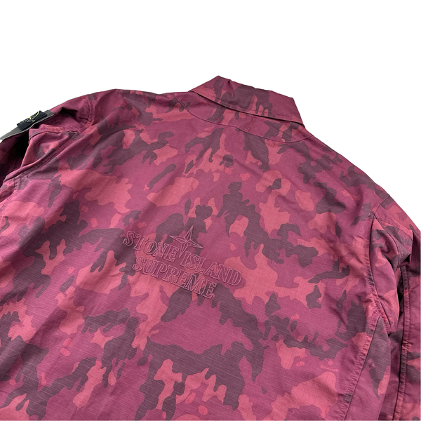 Supreme X Stone Island Reactive Ice Camo Ripstop Jacket - Large
