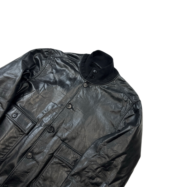 CP Company 2008 Leather Jacket - 3XL