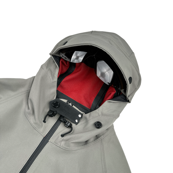 CP Company 2000s Waterproof Thick Nylon Shell Glasses Jacket - Large