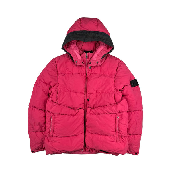 ﻿Stone Island 2018 Pink Naslan Light Down Filled Puffer﻿ - Medium