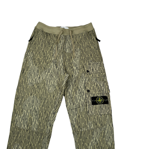 Stone Island 2021 Rain Camo Cargo Joggers - Small