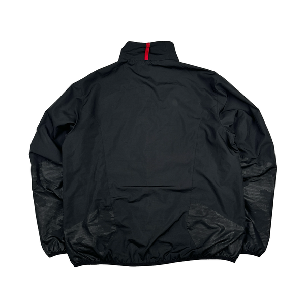 Ralph Lauren Black Camo Sleeve Bomber Track Jacket - XL