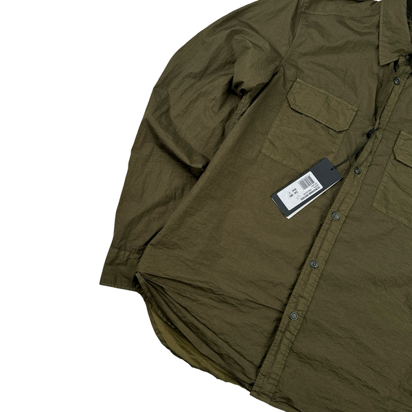 CP Company Khaki Taylon L Overshirt - Large