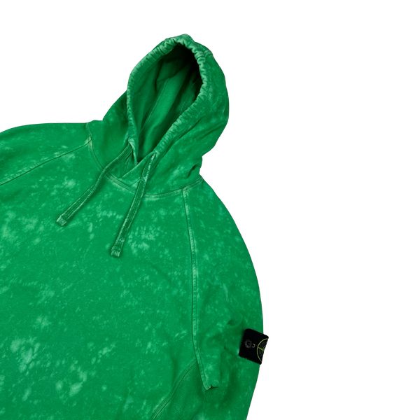 Stone Island 2021 Green Camo OVD Pullover Hoodie - Medium