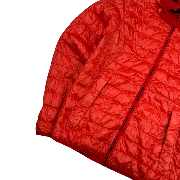 Stone Island 2016 Red Garment Dyed Puffer Jacket - Small