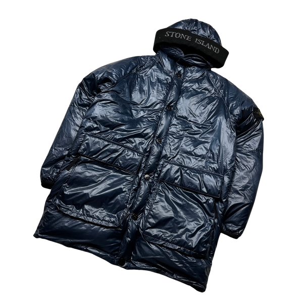 Stone Island Pertex Quantum Y Down Long Puffer - Large